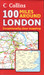 100 Miles Around London Collins Map