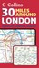30 Miles Around London Collins Map