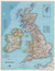 Britain and Ireland National Geographic Laminated Wall Map