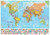 Maps International Large Laminated Wall Map